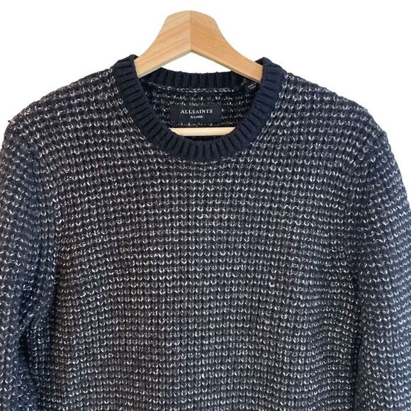 Allsaints Larkk Crew Sweater 25% Wool - Picture 2 of 8